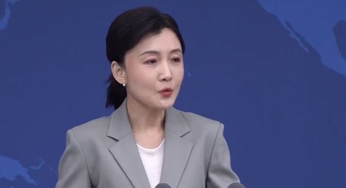 國台辦發言人張晗主持例行記者會（圖／翻攝畫面）