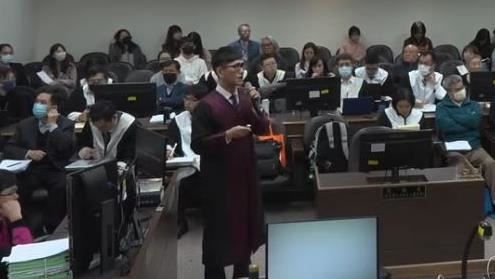 台北地方法院公播柯文哲案言詞辯論開庭及宣判，意外讓3名蒞庭公訴檢察官爆紅。（圖／翻攝自台北地方法院YouTube頻道）