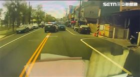 貨車,警車,車牌,台南市警局,第六分局,竊嫌（圖／翻攝畫面）