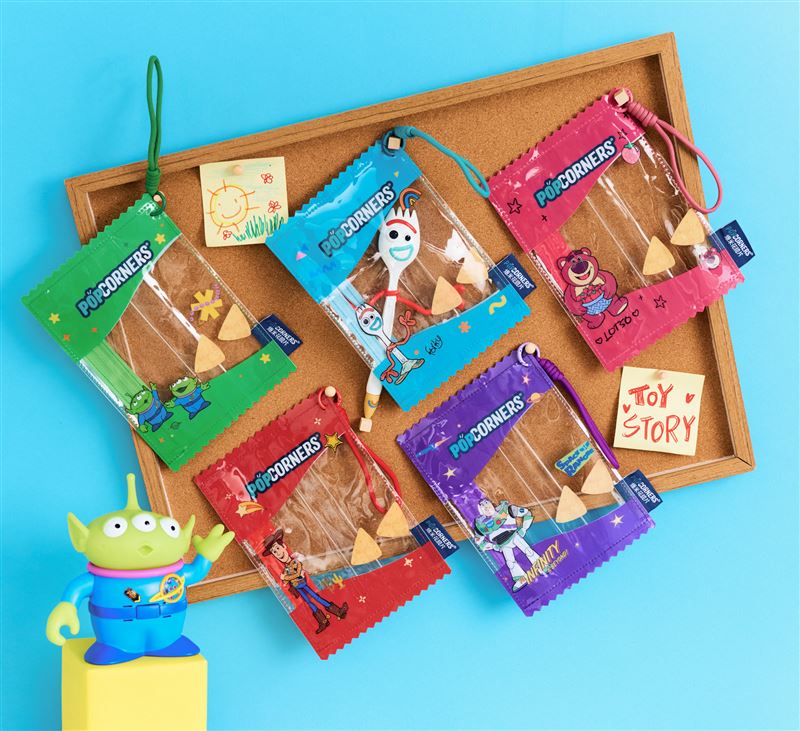 POPCORNERS零食造型收納包。（圖／品牌業者提供）