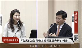 林佳龍說，若國防特別預算能盡早通過，就較不會被北京操作。否則習近平可能藉機對外宣稱，北京可以與台灣部分政黨直接談安全與軍事議題，進而干擾台美之間正常的軍購與軍售關係。（圖／翻攝自國會頻道）