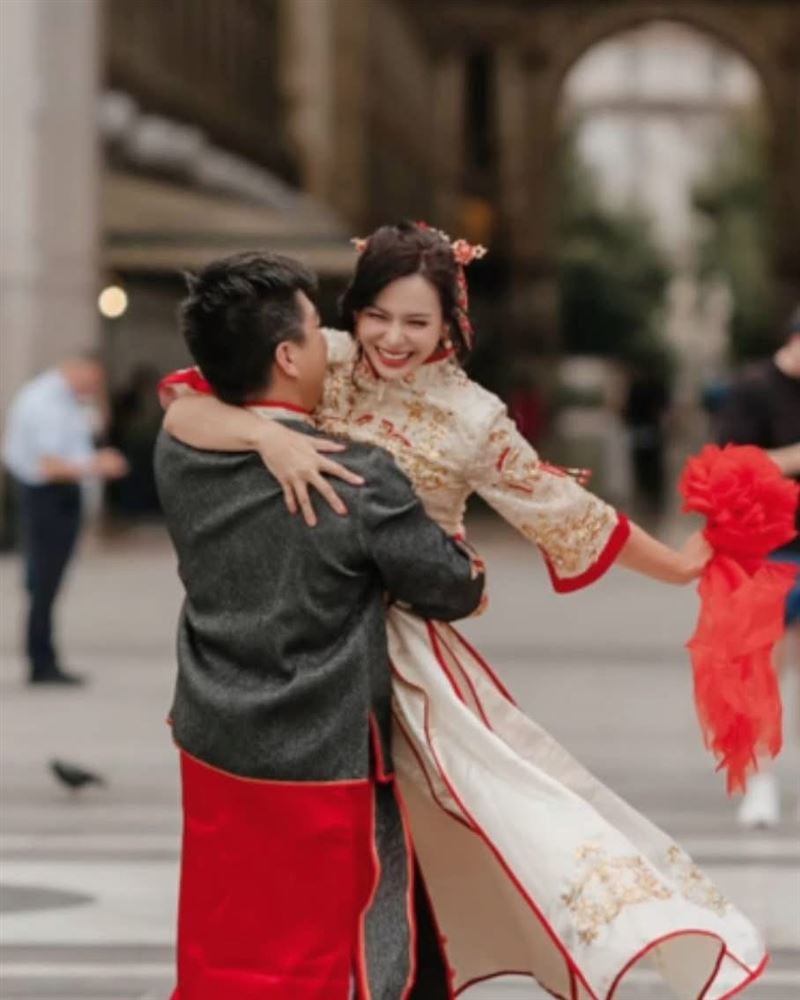 許鈞鈞愚人節宣布懷孕喜訊。（圖／翻攝自許鈞鈞臉書）