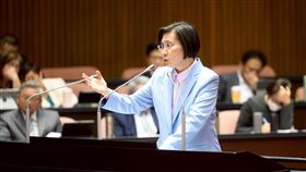 徐欣瑩昨日總質詢時提到，AI不應只是政府的技術展示或計畫名詞，AI必須透過具體施政轉換成核心治理能力。（圖／徐欣瑩辦公室提供） 