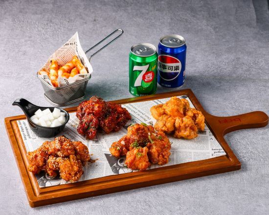 「吮指四重奏拼盤」提供4種口味自由搭配，打造更具互動感的用餐體驗。（圖／品牌業者提供）