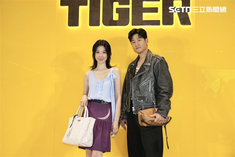 邵雨薇（左）、周興哲（右）男帥女美的組合狂掀尖叫。（圖／記者鄭孟晃攝影）