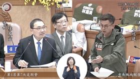 卓冠廷質詢營養午餐議題。（圖／翻攝畫面）