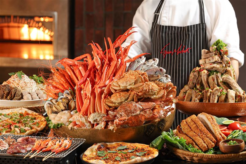 泰市場即日起至5月31日午、晚餐時段推出二周年歡慶活動。（圖／飯店旅宿業者提供）