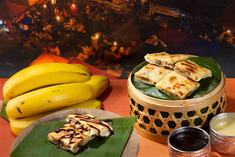 「香蕉煎餅」香甜涮嘴、令人愛不釋口。（圖／飯店旅宿業者提供）