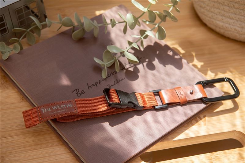 Acer Fashion宏碁風尚聯名萬用行李方扣吊環。（圖／飯店旅宿業者提供）