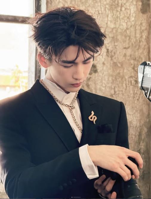 帥氣的張凌赫，或許也沒想到自己演將軍的評價會如此兩極。（圖／翻攝自張凌赫IG）