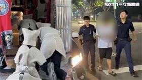 喪屍,煙彈,毒品,高雄,毒駕,3寶媽,新興區,違停,紅線（圖／翻攝畫面）