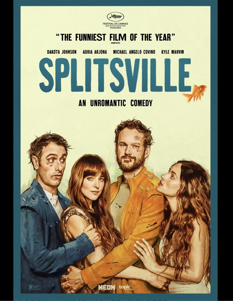 達珂塔強生為宣傳《分裂鎮》(Splitsville)登上Hits Radio節目。（圖／翻攝自IG @dakotajohnson）