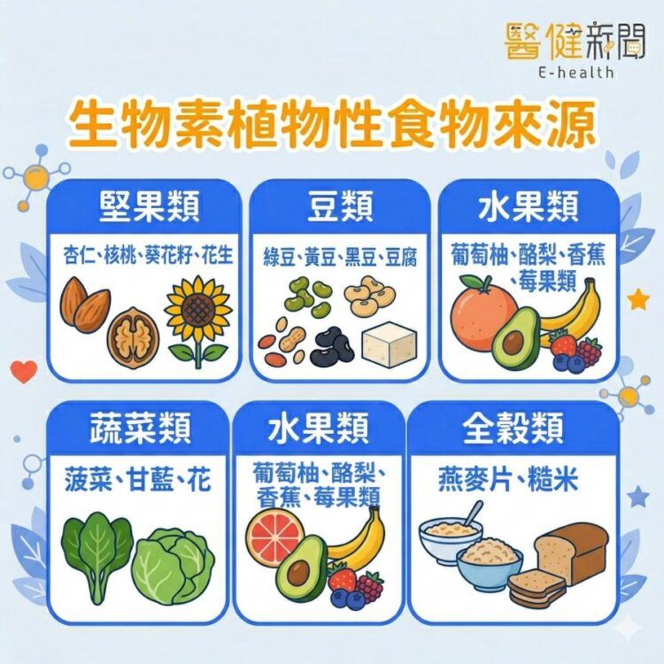 頭髮一直掉、指甲容易斷？營養師：恐是缺乏「生物素」！吃這些食物有益。（圖／醫健新聞網提供）