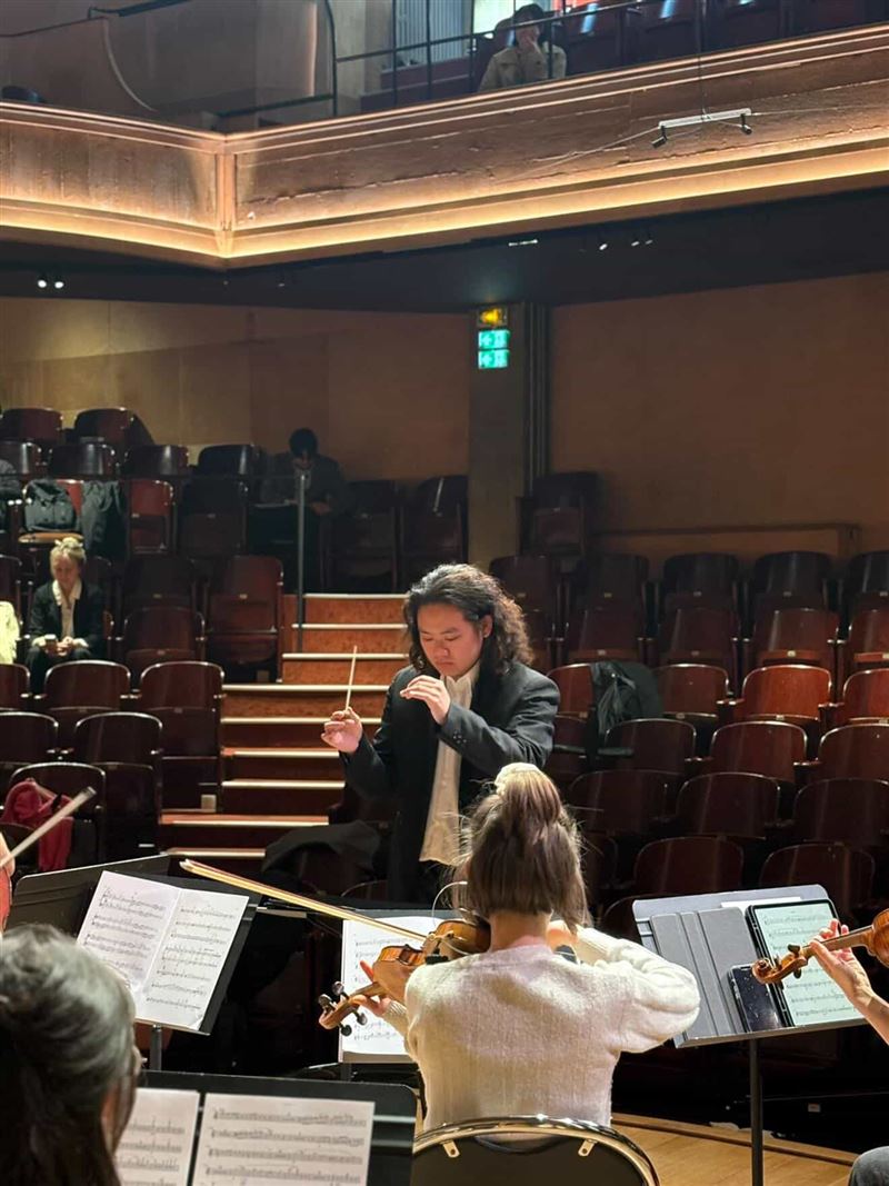 劉羽謙赴法國一年多，目前正在攻讀碩士學位。（圖／劉羽謙提供）