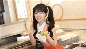 韓籍啦啦隊女神李多慧出席爭鮮活動。（圖／記者鄭孟晃攝影）