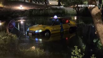 高美館見「計程車泡水」　民眾報警鬧烏龍