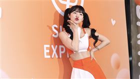 韓籍啦啦隊女神李多慧出席爭鮮活動。（圖／記者鄭孟晃攝影）