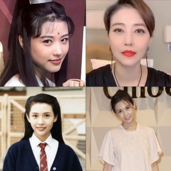 周海媚（上）、邱淑貞（下）在參賽失利，卻在日後大放異彩，而年齡似乎也在她們身上走的特別慢。（圖／翻攝自IG）