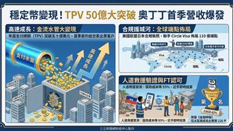 穩定幣變現！奧丁丁首季營收爆發