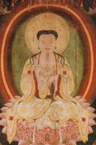 元末明初時期繪製的《摩尼像》絹畫掛軸，是中國南方沿海地區摩尼教徒用於宗教崇拜的聖像。（圖／翻攝自維基百科）