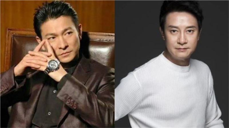 劉錫明（右）曾被譽為劉德華的接班人。（圖／翻攝自微博）