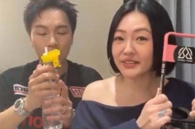 派翠克、小S直播。（圖／翻攝自IG）