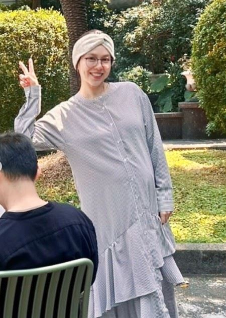 夏于喬坦言，「母親」是自己至今接過最困難的一個角色，因為「沒有替身、不能NG，也沒有重來的機會」，語氣中帶著幽默，卻也流露出真實壓力。（圖／翻攝自夏于喬IG）