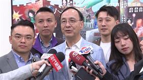 朱立倫受訪時表示，盧秀燕的看法很有智慧也很有道理（圖／翻攝畫面）