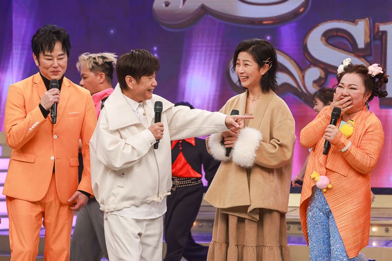 陽帆（左起）、黃西田、方文琳、白冰冰同台。（圖／民視提供）