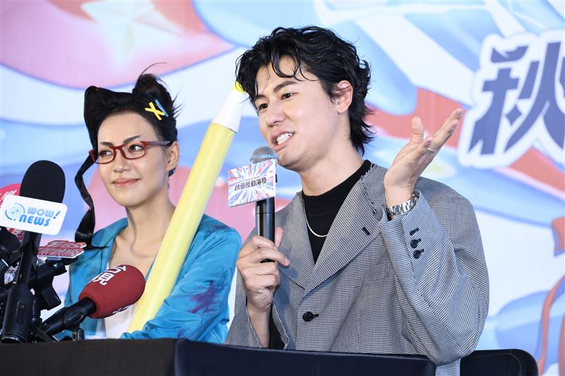 風田表示，自己私下其實更想挑戰《獵人》裡的角色。（圖／記者鄭孟晃攝影）