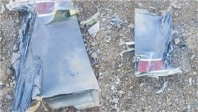 伊朗方聲稱擊退了第二架F-35戰鬥機，並公布殘骸照片。（圖／取自「MehrnewsCom」X）