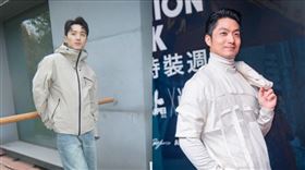 有網友討論，李殿尊（左）的臉型神似蔣萬安（右），引發熱議。（圖／翻攝自李殿尊微博、蔣萬安FB）