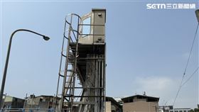 新北市中和區立業路抽水站發生工安意外。（圖／翻攝畫面）