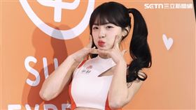 韓籍啦啦隊女神李多慧出席爭鮮活動。（圖／記者鄭孟晃攝影）