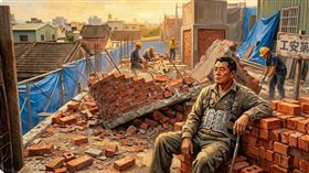 工安,水塔,磚砌,傷害,賠償