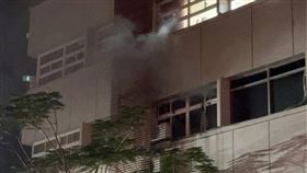 三總松山院區火警 (圖／翻攝畫面)