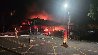 宜蘭五結鐵工廠火警爆炸　幸無人受困