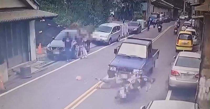 彰化鹿港毒駕奪命,75歲嬤騎車買菜慘遭追撞,命喪輪下。(圖/民眾提供)