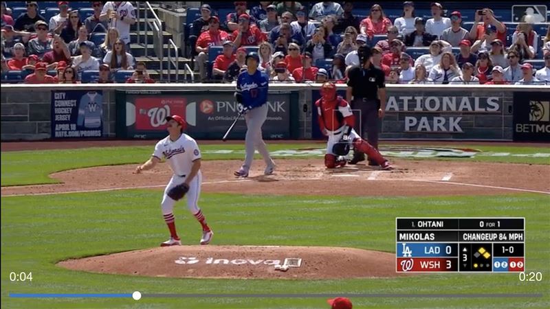 大谷翔平敲出本季首轟。（圖／翻攝自MLB官網）