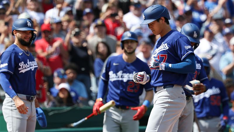 大谷帶頭轟 道奇前4棒同場炸裂痛宰國民