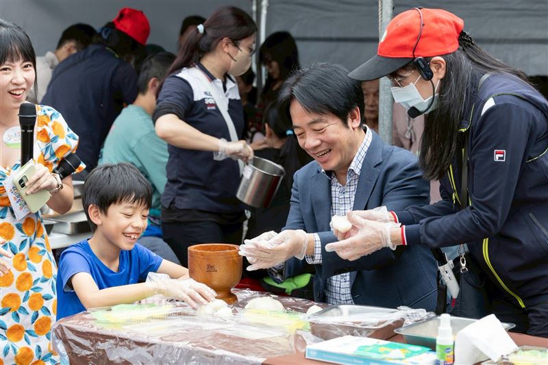總統賴清德出席「凱道農玩節 Good R Good Day」活動（圖／總統府提供）