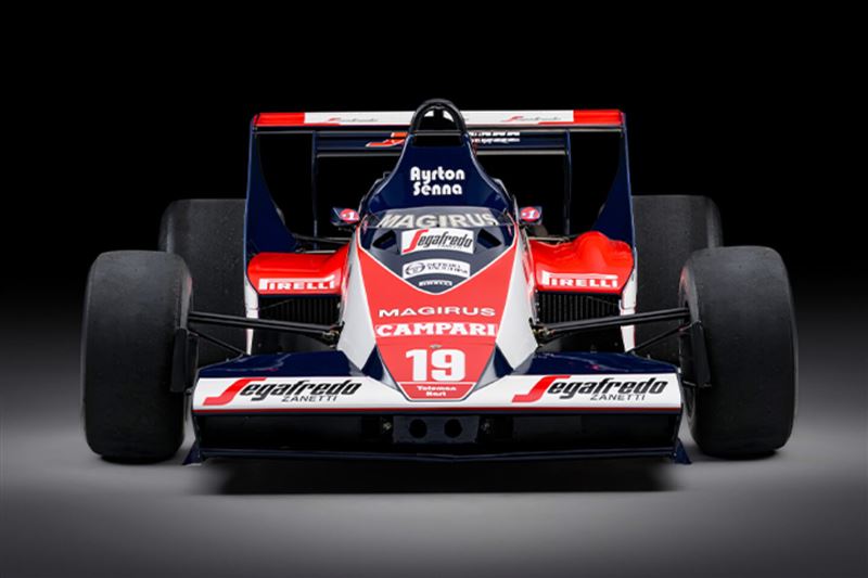 洗拿駕駛過的Toleman TG183B賽車。(圖/翻攝RM Sotheby's網站)