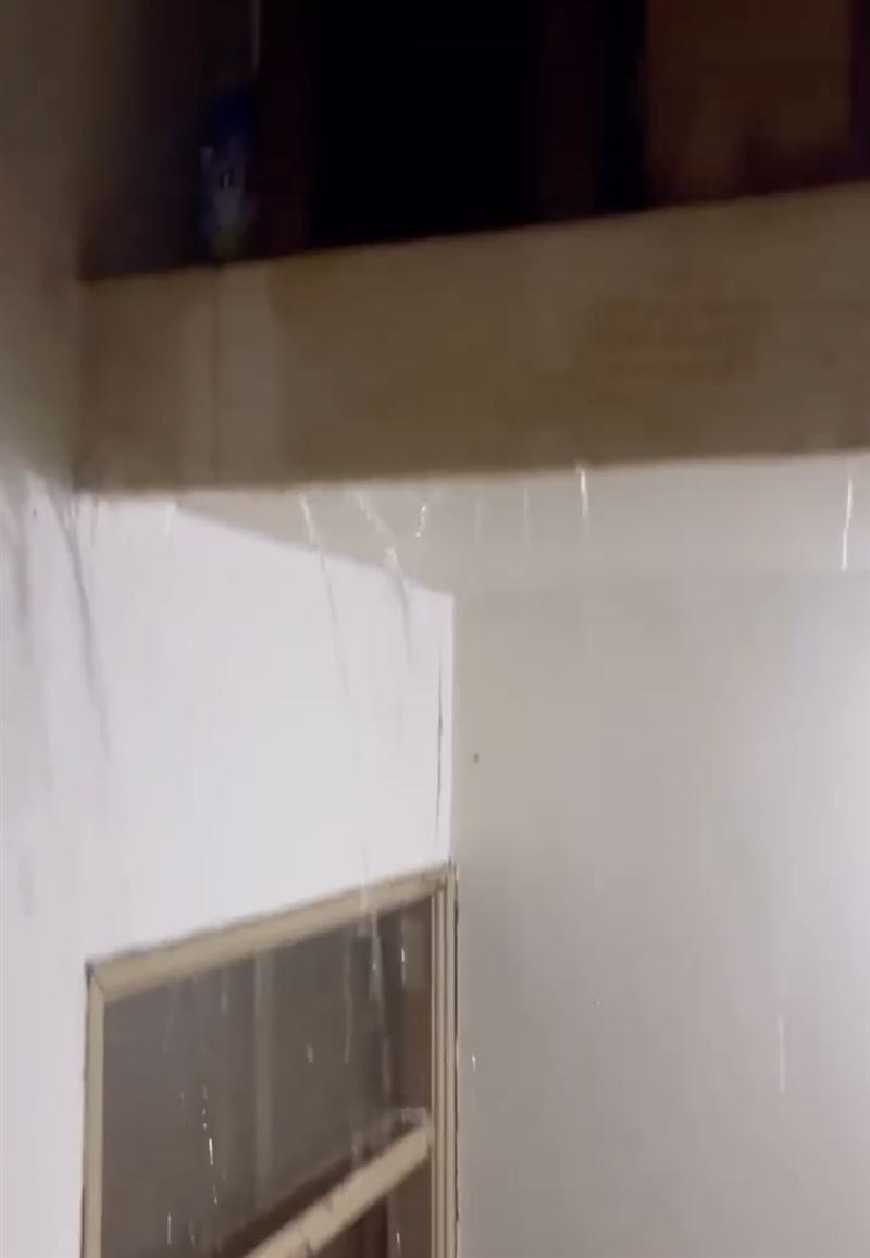 民眾住家3樓出現淹水。（圖／翻攝自Threads @lun.04_08）