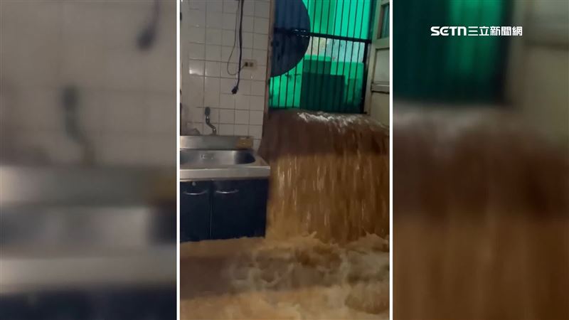泥流瀑布灌進家！逾半個苗栗淪水上世界