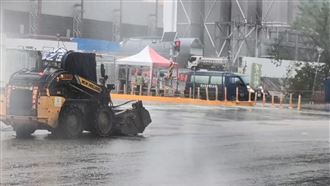 新／強降雨襲南台！台積電工地遭水困