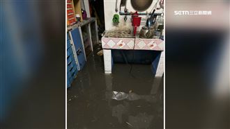 苗栗公館鄉玉泉村　民宅慘淹水15公分高