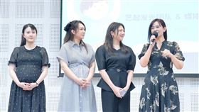 張晏塵、李又汝、鄭亦真、陳維齡兒童節做公益。（圖／藝起發光Ｘ蒙福教會提供）