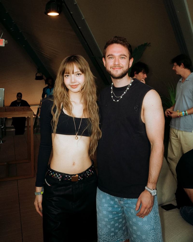 Zedd深受南韓天團Blackpink成員Lisa青睞。（圖／翻攝自Zedd IG）