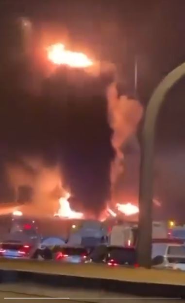 伊朗襲美駐沙國使館，WSJ：損害遠比先前披露嚴重。（圖／翻攝自X平台 @MarioNawfal）