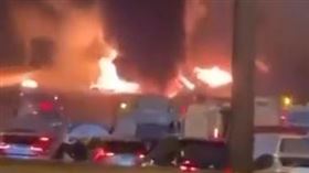 伊朗襲美駐沙國使館，WSJ：損害遠比先前披露嚴重。（圖／翻攝自X平台 @MarioNawfal）